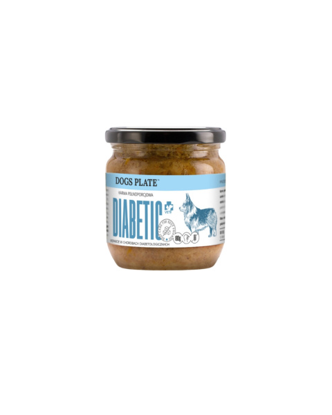 Dogs Plate Diabetic z Indykiem 180g|360g Dogs Plate Diabetic z Indykiem 180g|360g