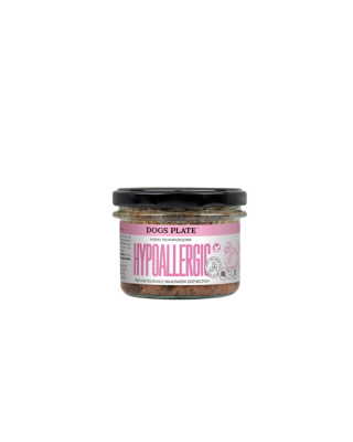 Dogs Plate Hypoallergic z Kozą 180g|360g