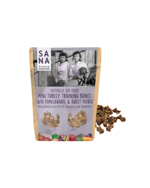 Treningowe Przysmaki z Indyka z Batatem i Granatem 100g Treningowe Przysmaki z Indyka z Batatem i Granatem 100g