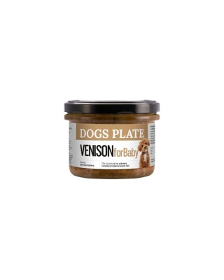 Dogs Plate Venison for Baby 180g|360g
