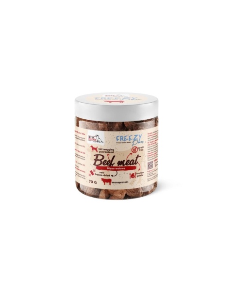 Liofilizowane Mięso Wołowe Freezy Pure 70g Liofilizowane Mięso Wołowe Freezy Pure 70g