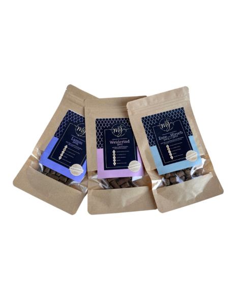 Karma Tłoczona Jeleń z Kaczką Paul&Paulina 50g|1,5kg|5kg|10kg Karma Tłoczona Jeleń z Kaczką Paul&Paulina 50g|1,5kg|5kg|10kg