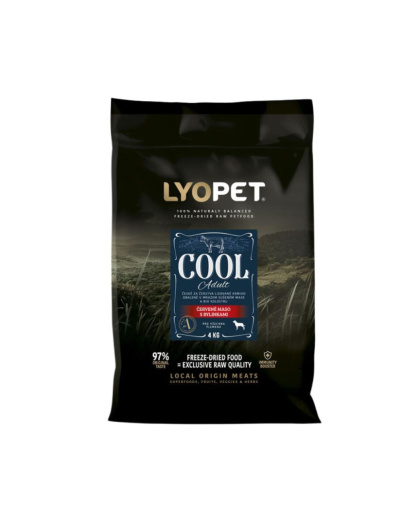 LyoPet Karma Tłoczona Adult 89% Czerwonego Mięsa 4kg|12kg