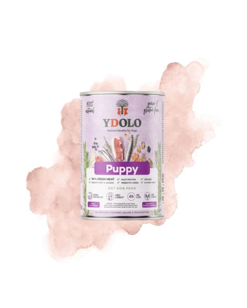 Mokra Karma Ydolo Puppy Wieprzowina z Rybami 400g