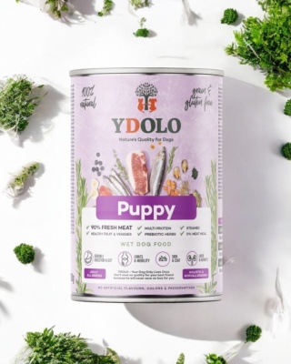 Mokra Karma Ydolo Puppy Wieprzowina z Rybami 400g
